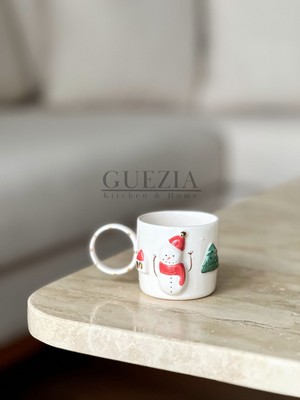 24K Gold Kardan Adam Fincan Yılbaşı Fincanı 100 ml 1 Adet