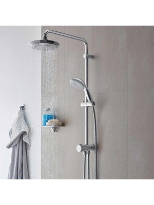 Grohe Duş Seti (Duş Kolonu + Termostatik Batarya)