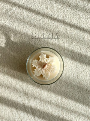 Guezia Winter Woodland Candle | Kar Tanesi Mum | Scented Candle | Dekoratif Mum