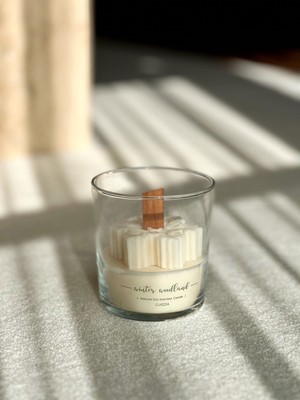 Guezia Winter Woodland Candle | Kar Tanesi Mum | Scented Candle | Dekoratif Mum