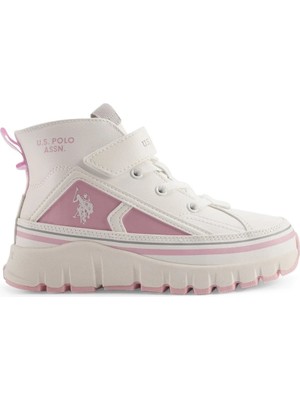 U.S. Polo Assn. Keltes 4pr Kız Çocuk Bilekli High Sneaker