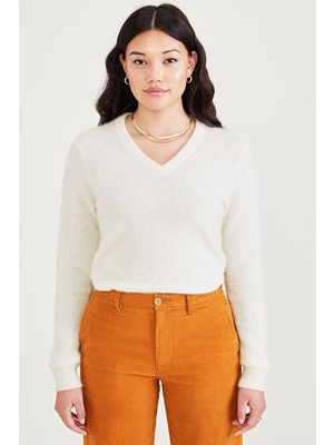 Dockers Uzun Kollu V Yaka Kazak