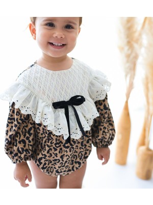 Nunu Baby Lori Leopar Desenli Romper