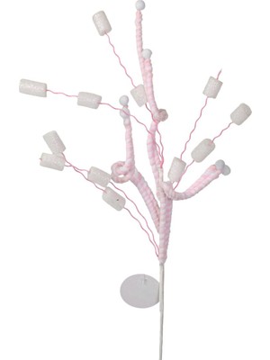 JC Happy Sugar Pembe, Beyaz Marshmallows Dal 71 cm