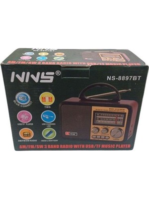 NSS NS-8897BT Usb/sd/fm/bluetooth Nostalji Güçlü Sinyal Müzik Kutusu