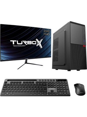 Turbox TX5229 Intel Core I5 4440 16GB Ram 256GB SSD 23.6 Monitör Freedos Kurumsal Ofis Bilgisayarı