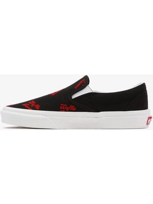 Vans Ua Classic Slip-On Kadın Siyah Sneaker VN000XG8B0M1