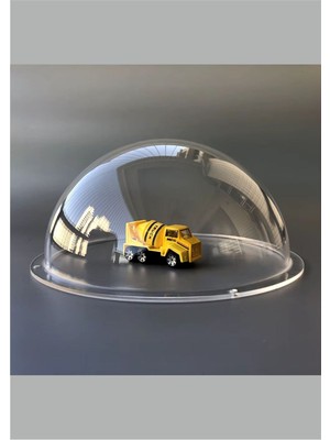 Pleksi Marketi Pleksi Şeffaf Yarım Küre 20CM Çap--1 Adet--