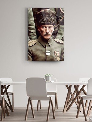 Taulart Atatürk 4mm Kırılmaz Temperli Yüksek Çözünürlüklü Cam Tablo