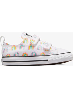 Converse Chuck Taylor All Star Easy- On Rainbows Çocuk Beyaz Sneaker