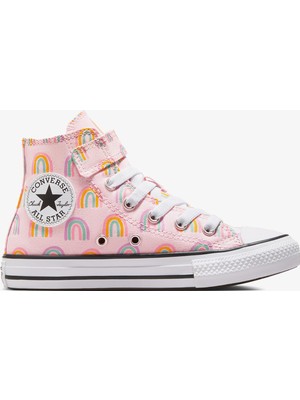 Converse Chuck Taylor All Star Easy On Rainbows Çocuk Pembe Sneaker