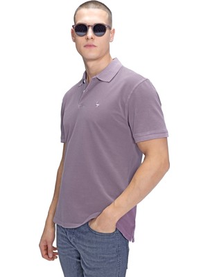 Blinky London Erkek Parça Boya Polo T-Shirt