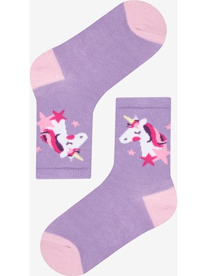 Penti Kız Çocuk Lovely Unicorn 4lü Soket Çorap