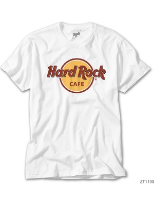 Z zepplin Hard Rock Cafe Beyaz Tişört