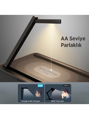 Saiji Gx8 LED Işıklı Çok Fonksiyonlu Laptop Standı – 3 Kademe LED Işık, Büyük Pvc Deri Yüzey, Taşınabilir Laptop Masası, Telefon Tutucu ve Entegre Depolama Çekmecesi ile 17″ Inç Laptop Uyumluluk