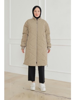 Armine Trend Kolları Ribanalı Kapitone Detaylı Mont-Vizon 24KT726