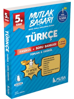 Muba Yayınları Muba 5.Sınıf Türkçe Fasiküller+Soru Bankası
