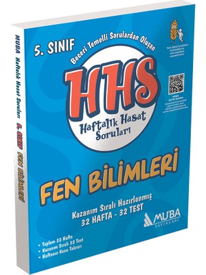 Muba Yayınları 1436 - 5.Sınıf Fen Bilimleri Haftalık Hasat Soruları (HHS)