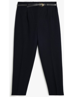 Koton Cepli Slim Fit Kemerli Cigarette Pantolon