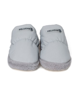 Peluche Grey Parachute Women Slipper Kadın Günlük Ev Pandufu Par-Kgı Gri