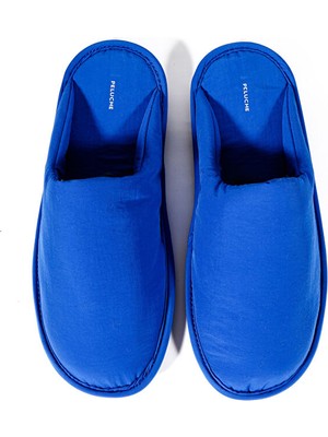 Peluche Saks Blue Parachute Canak Slipper Erkek Ev Terliği Canpar-Esı Mavi