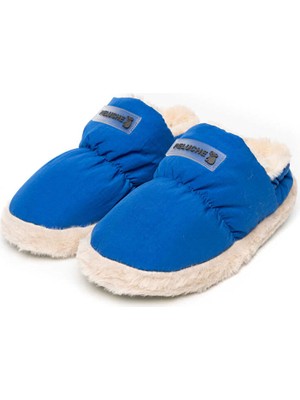 Peluche Blue Parachute Women Slipper Kadın Günlük Ev Pandufu Par-Kmı Mavi