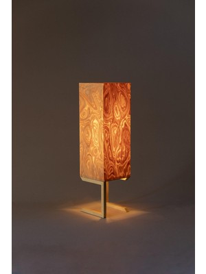 Sade Wooden Lamp Atelier Tulı Yapay Kök Abajur