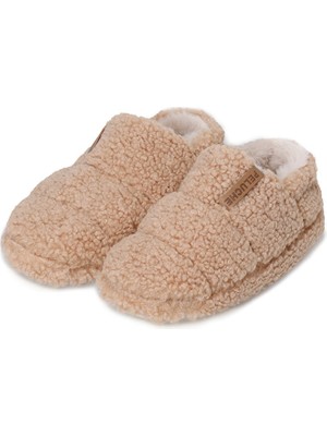 Peluche Camel Teddy Women Slipper Kadın Günlük Ev Pandufu Ted-Kcl Krem