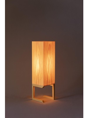 Sade Wooden Lamp Atelier Tuli Çam Ahşap Abajur