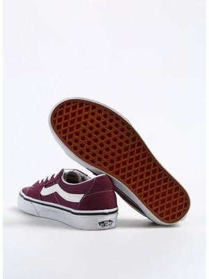 Vans Sk8-Low Bordo Kadın Süet Lifestyle Ayakkabı VN0009QRCHI1