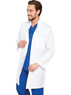 Doktor Önlüğü Erkek Hakim Yaka Çıtçıtlı