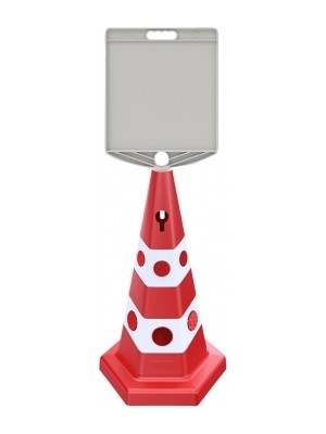 İşmont Reklam Konisi Panolu 34x40 cm Kedi Gözlü Ağırlıklı