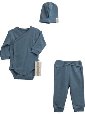 by BebekOdam Mavi Bebek Zıbınlı Bereli 3'lü Takım - 1014978