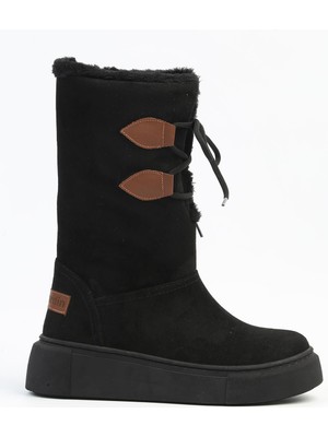 Pierre Cardin | PC-52405-3076 Süet Siyah - Kadın Bot