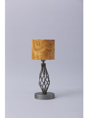 Sade Wooden Lamp Atelier Tıkka  Masa Abajuru