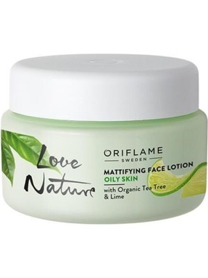 Oriflame Love Nature Matlaştırıcı Yüz Losyonu
