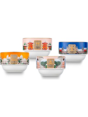 Jumbo New Year Countries 4'lü Çerezlik 8.5 cm