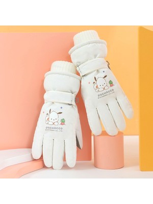 Petityu Sanrio Pochacco Beyaz Profesyonel Kayak Eldiveni