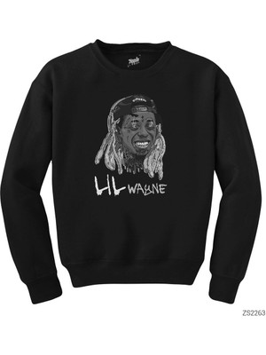 Wakha Lil Wayne Siyah Sweatshirt