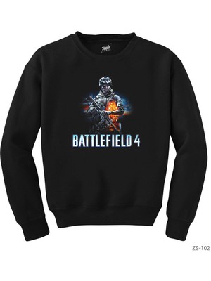 Wakha Battlefield 4 Siyah Sweatshirt