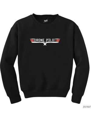 Wakha Drone Pilot Siyah Sweatshirt