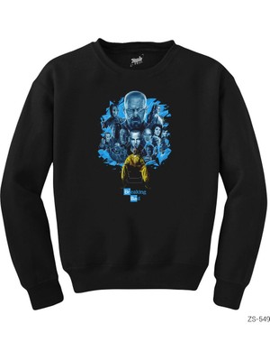 Wakha Breaking Bad Family Siyah Sweatshirt