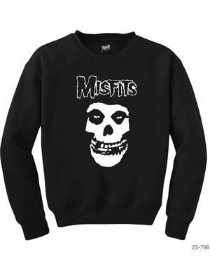 Wakha Misfits Siyah Sweatshirt