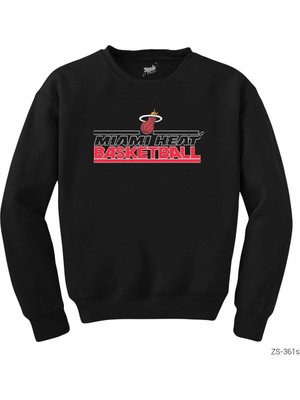 Wakha Miami Heat Siyah Sweatshirt