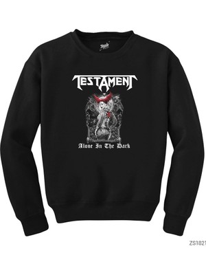 Wakha Testament Alone In The Dark Siyah Sweatshirt