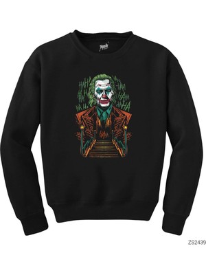 Wakha Joker Hahaha Siyah Sweatshirt