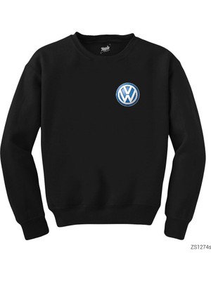 Wakha Volkswagen Logo Siyah Sweatshirt