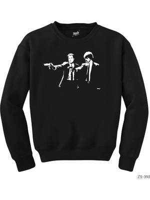 Wakha Pulp Fiction Siyah Sweatshirt
