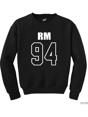 Wakha Bts Rm 94 Siyah Sweatshirt
