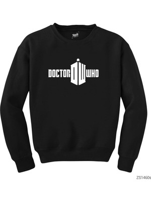 Wakha Doctor Who Logo Siyah Sweatshirt
